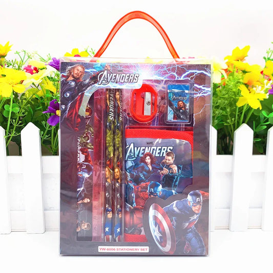 Kit Scolaire Avengers - Gomme Taille-crayon Carnet