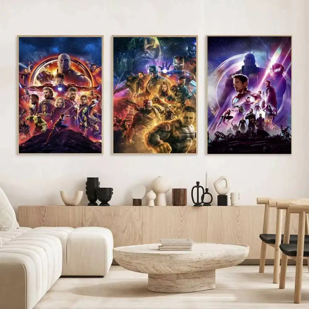 Avengers Infinity War Poster – Kosmisches Rosa Design