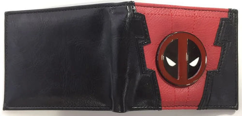 Billetera Avengers Deadpool - Parche Anguloso Negro