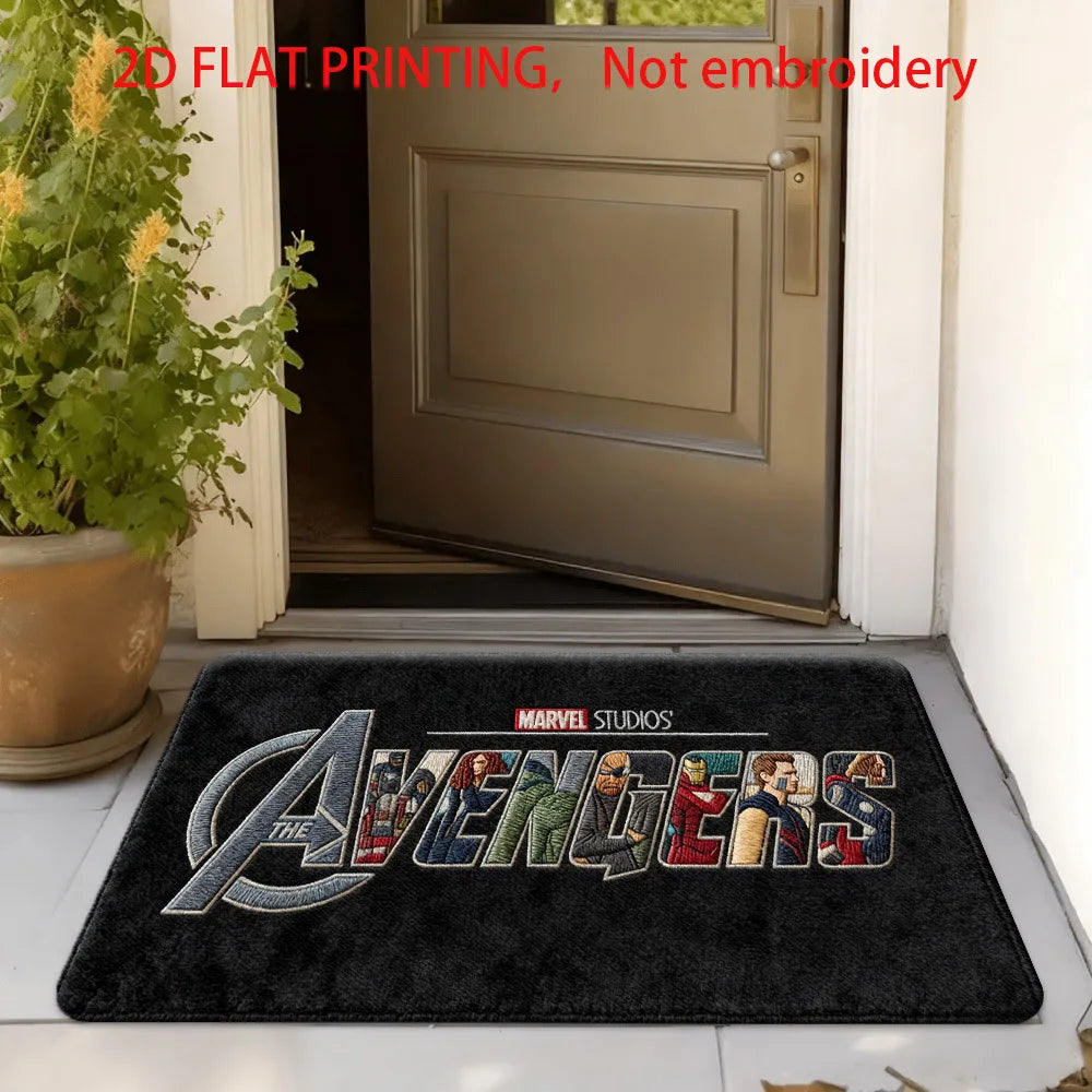 Marvel Avengers Teppich - Mystisches Grünes Silhouette-Design