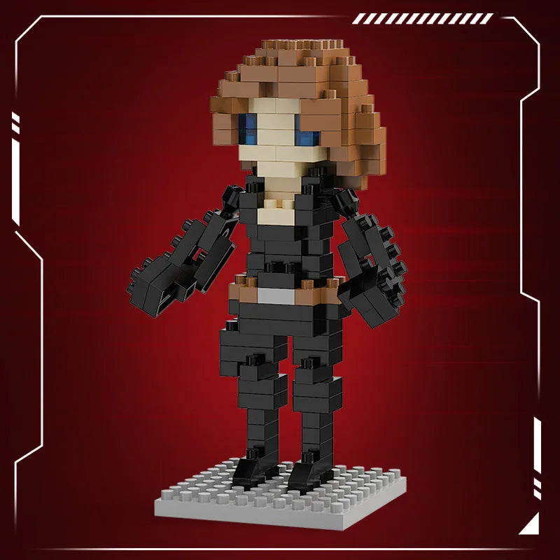 Bloques de Construcción Avengers Black Widow Chibi - Traje Negro