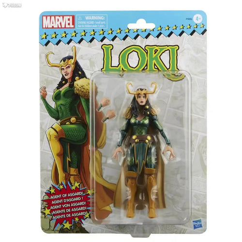 Figura Hasbro Lady Loki - Agente de Asgard Vintage Verde Dorado