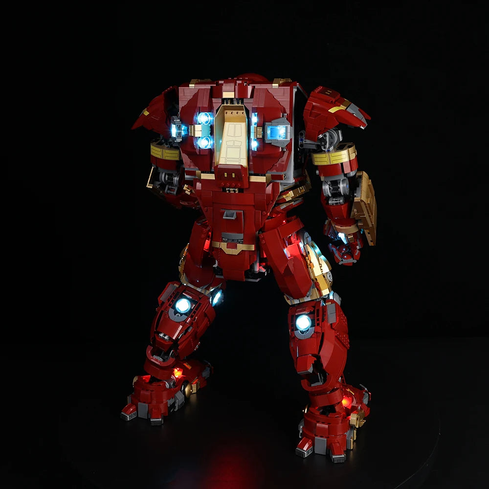 Kit LED Luminoso para LEGO Hulkbuster 76210 - Iluminación Completa