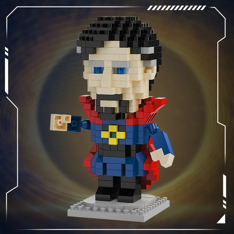 Bloques de Construcción Avengers Doctor Strange Chibi - Capa Roja