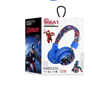 Auriculares Bluetooth Avengers Iron Man Capitán América - Azul