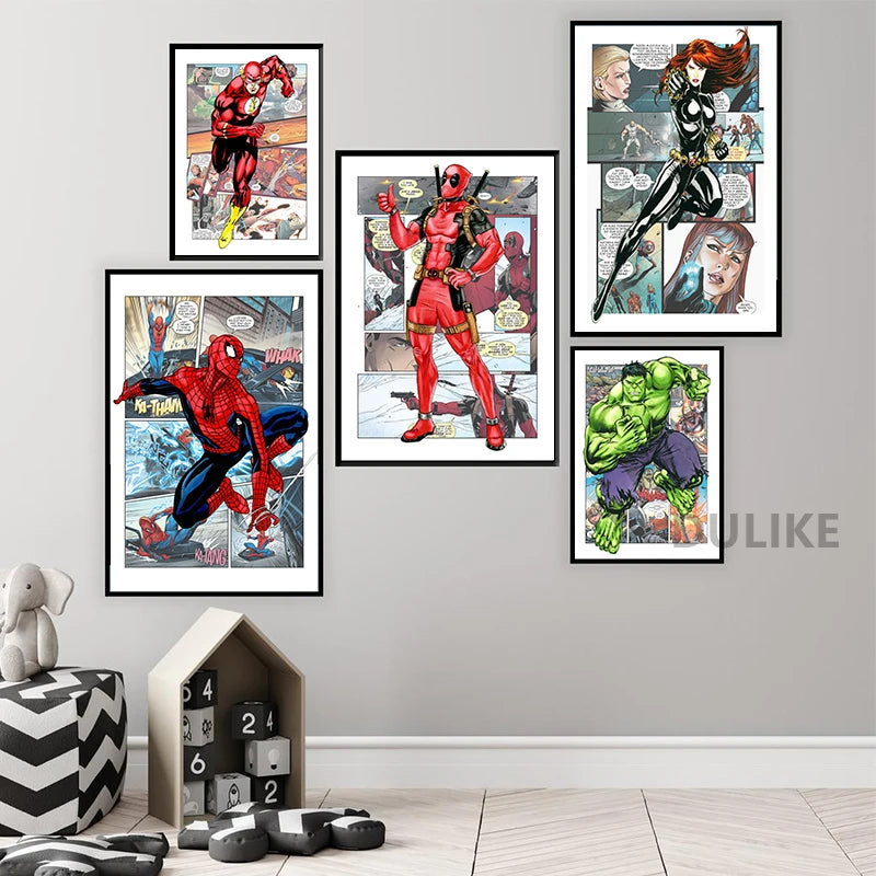 Póster Flash - Historieta