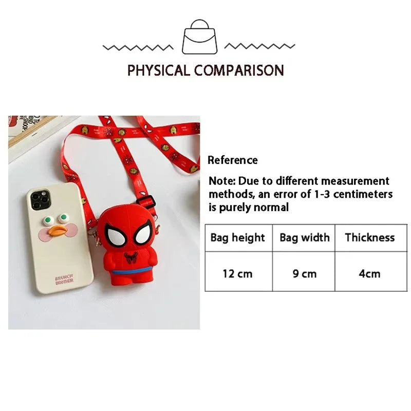 Bolso Bandolera Figura Avengers Iron Man - Rojo Oro
