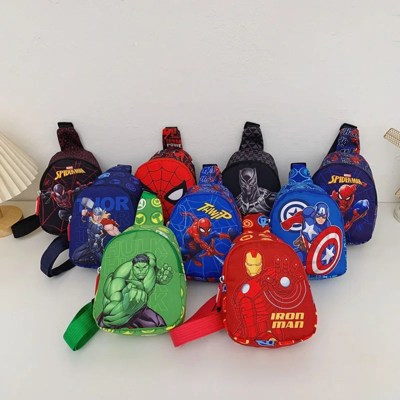 Bolso Bandolera Avengers Hulk - Bolso Pecho Verde para Niño