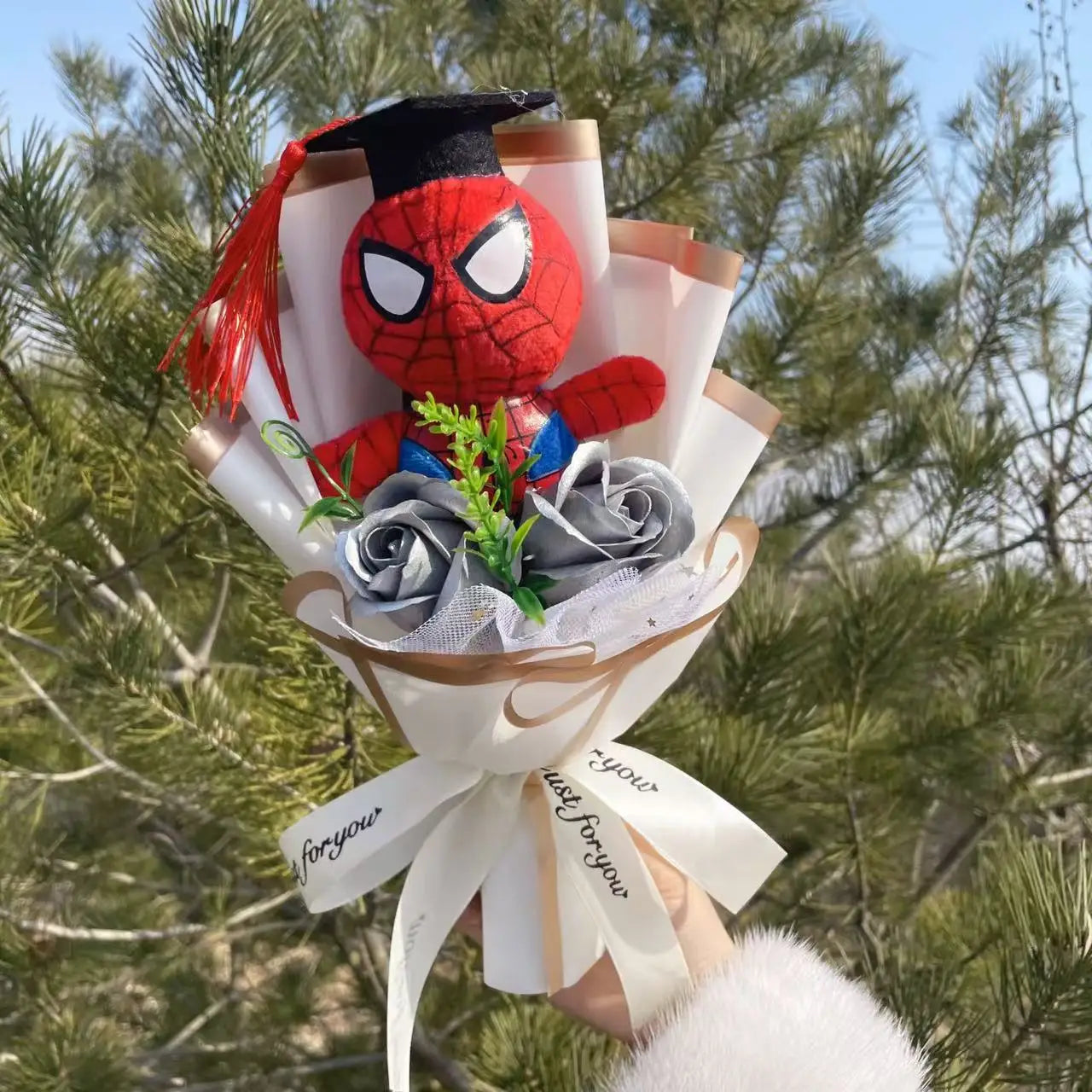 Avengers Spider-Man Strauß - handgemachtes Plüschgeschenk