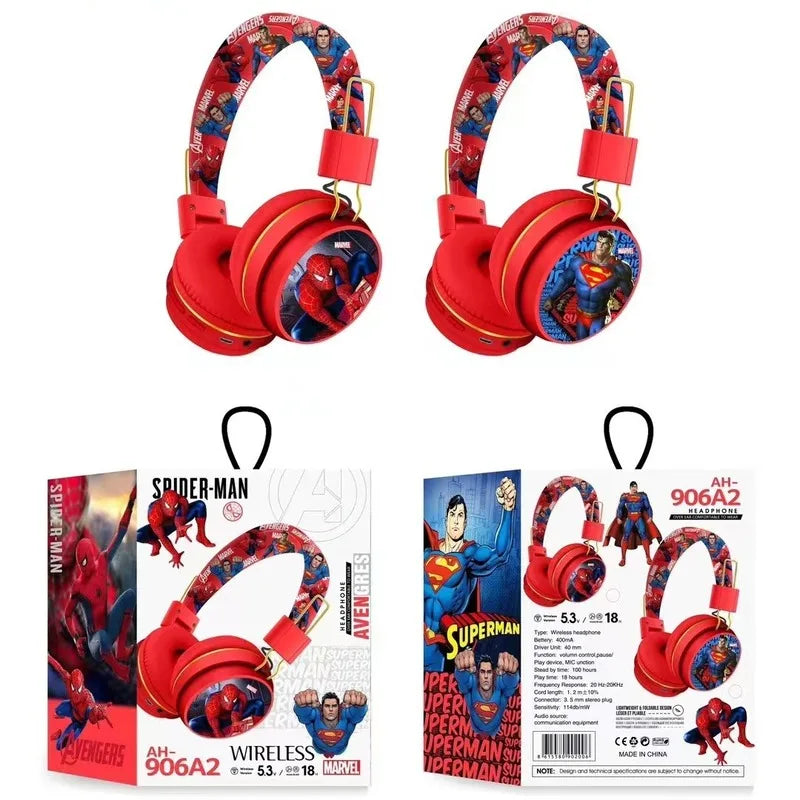Auriculares Bluetooth Avengers Iron Man Capitán América - Azul