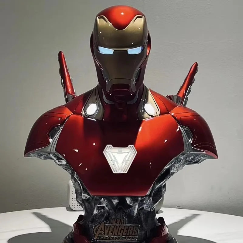 Busto luminoso Avengers Iron Man - Vitrina de colección Infinity War