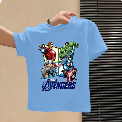 Kinder T-Shirt Avengers - Avengers Logo Design Blau