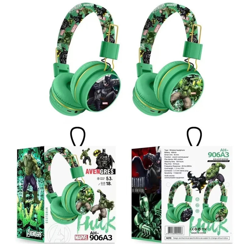 Auriculares Bluetooth Avengers Iron Man Capitán América - Azul