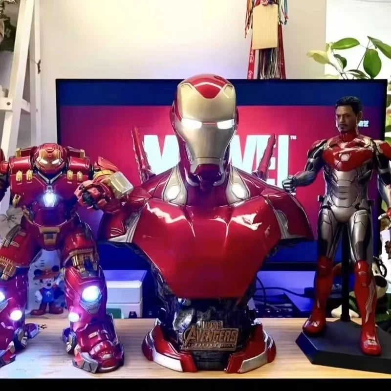 Busto luminoso Avengers Iron Man - Vitrina de colección Infinity War