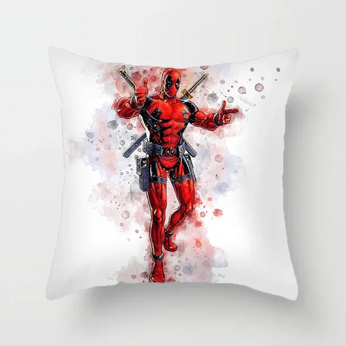 Kissenbezug Deadpool – Künstlerisches Aquarell