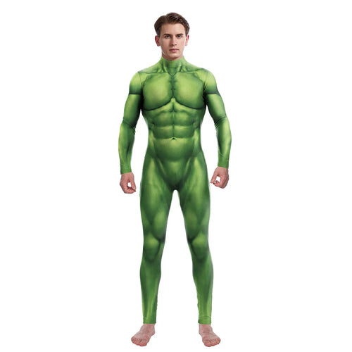 Disfraz de Hulk - Traje Musculoso Verde Integral