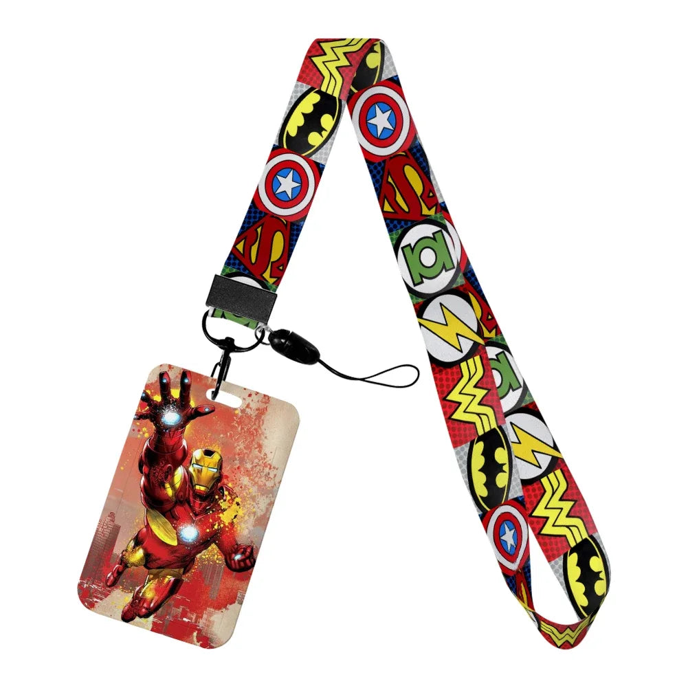 Porta credencial de Iron Man - Vuelo de propulsor de ciudad