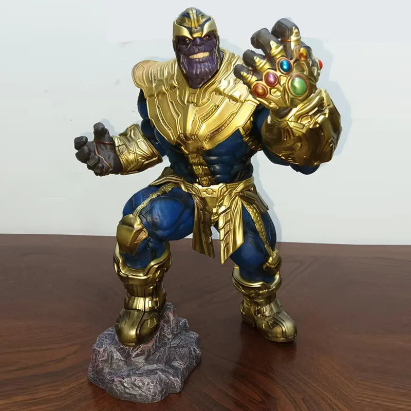 Statue Thanos GK - Gantelet Infini Lumineux Décor Ruines